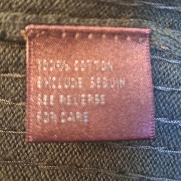 525 America Women's Gold and Olive Green Sequin Open Front Cardigan Size Large - Picture 7 of 10